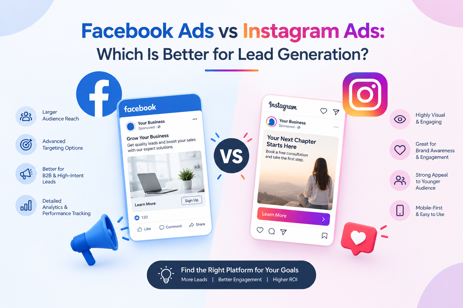 Facebook Ads vs Instagram Ads: Which Is Better for Lead Generation?